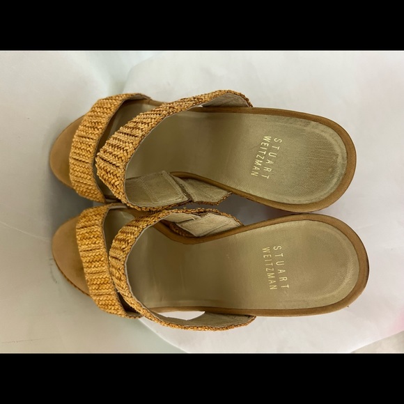 Stuart Weitzman Rattan Sandals - Picture 5 of 7